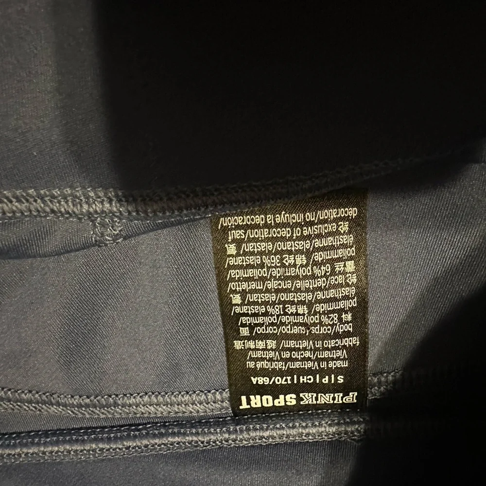 PINK Victoria's Secret Navy Leggings - Picture 3 of 3